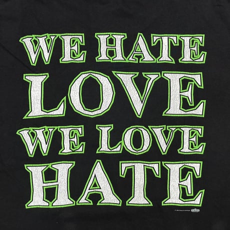 MARILYN MANSON WE HATE LOVE HATE HAND SIGN WINTERLAND XL 3214