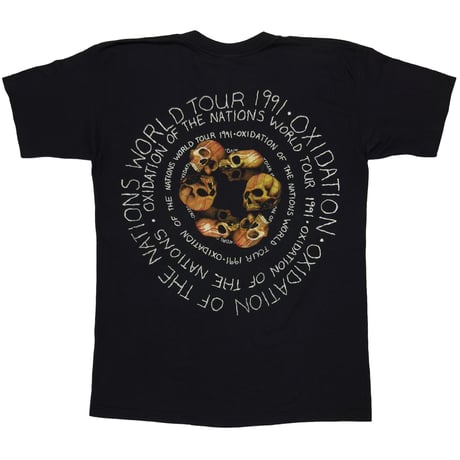 MEGADETH OXIDATION OF THE NATIONS WORLD TOUR 1991 FITS S-M 1694