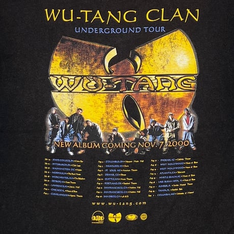 WU-TANG 2000 UNDERGROUND TOUR DELTA XL 9631