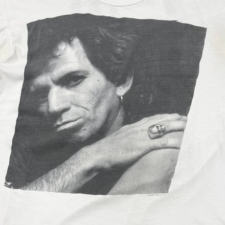 KEITH RICHARD 1988 TOUR WHITE SCREN STARS XXXL 3338