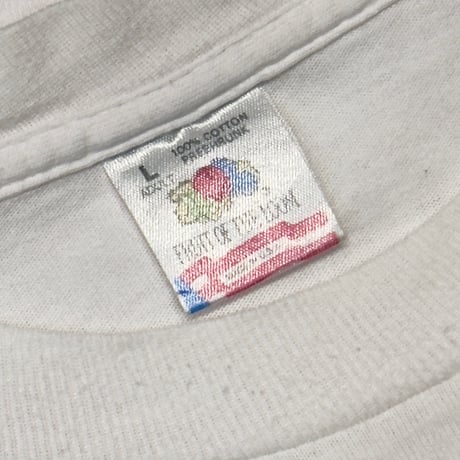FASHION VICTIM 1994 DEVIL GO TO HELL WHITE FRUITE OF THE LOOM LARGE 2396