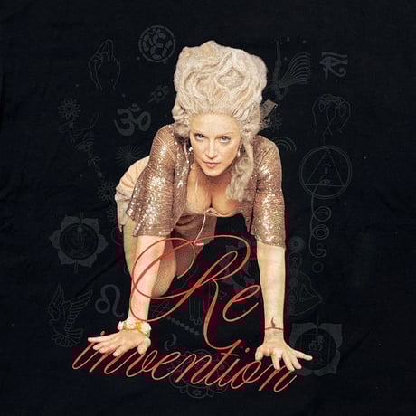 MADONNA RE INVENTION WORLD TOUR 2004 BLACK FRUIT OF THE LOOM LARGE 3831