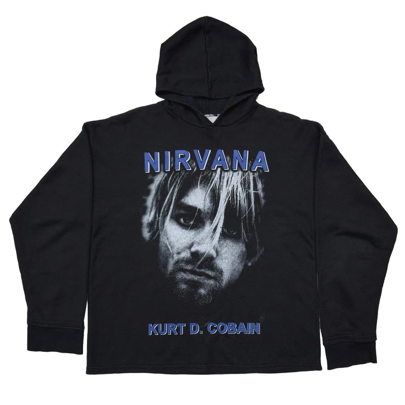 NIRVANA KURT COBAIN SMALL FACE XL 黒
