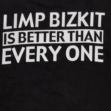 LIMP BIZKIT SIGNIFICANT OTHER IS BETTER THAN EVERY ONE XL 6370