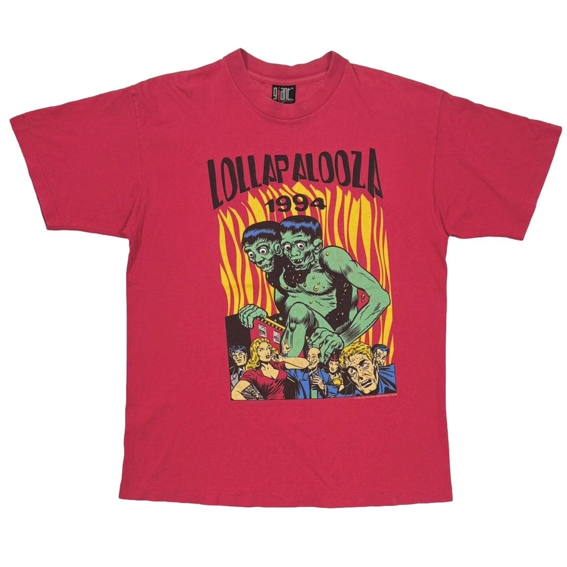 lollapalooza 1994 tシャツ　usa製　古着　giant 90s Vintage GIANT Lollapalooza 1994 Music Festival T Shirt 90s