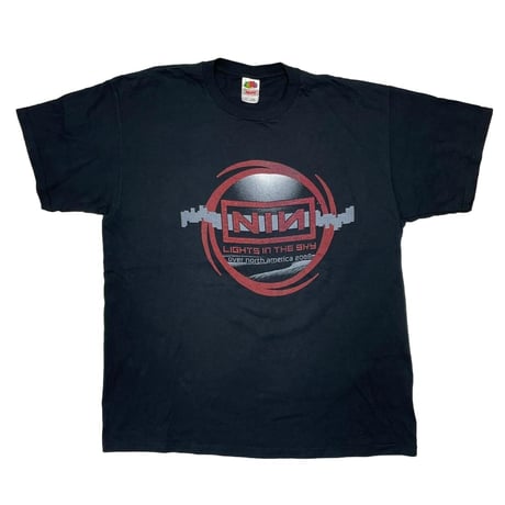 NINE INCH NAILS LIGHTS IN THE SKY OVER NORTH AMERICA 2008 FRUIT OF THE LOOM XL 0750