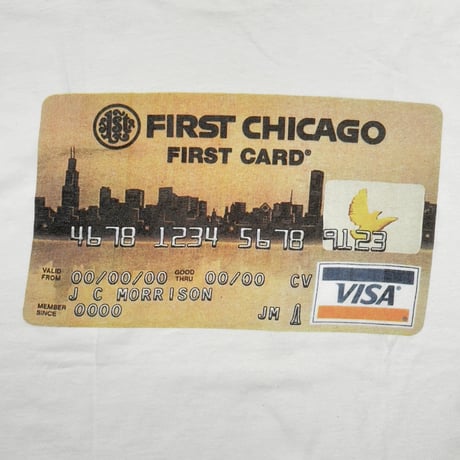 VISA FIRST CARD WHITE GILDAN XL 4266