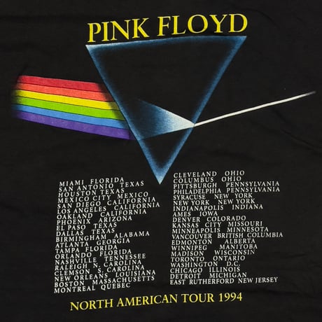 PINK FLOYD NORTH AMERICAN TOUR 1994 BROCKUM XL 8205
