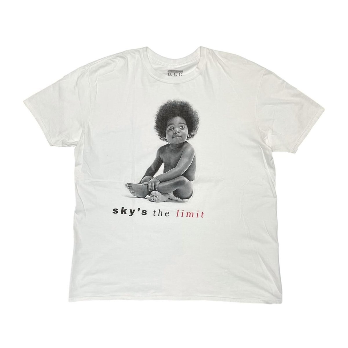 THE NOTORIOUS B.I.G. SKY'S THE LIMIT TEE WHITE