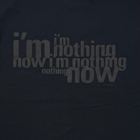 NINE INCH NAILS 1994 NOW I'M NOTHING BLACK 3D PRINT ALL SPORT XL 3661