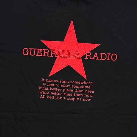 RAGE AGAINST THE MACHINE GUERRILLA RADIO SQUARE LOGO GIANT XL 0239