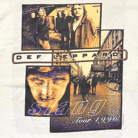 DEF LEPPARD SLANG TOUR 1996 TULTEX LARGE 8081