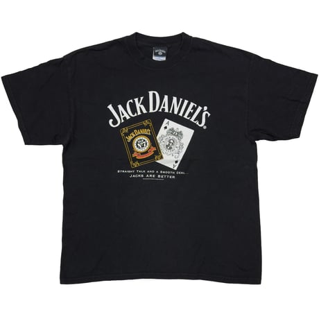 JACK DANIEL'S LOGO & CARD 2001 STRAIGHT TALK AND A SMOOTH DEAL... JACKS ARE BETTER. XL 8009