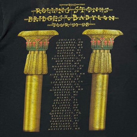 THE ROLLING STONES BRIDGE TO BABYLON GOLD TONGUE ANVIL LARGE 2789