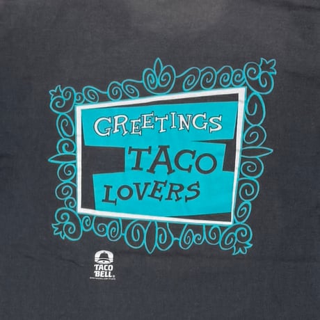 TACO BELL BULLWINKLE GREATINGS BLACK GIANT BY TEEJAYS XL 5445