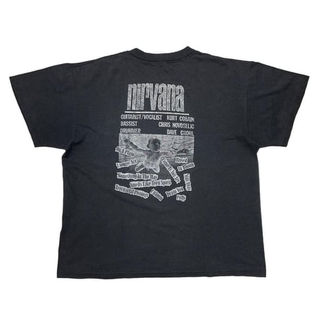 NIRVANA NEVERMIND BOOTLEG BLACK BLUE FITS XL 9589