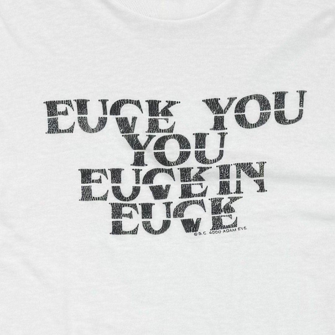 greatLAnd ORIGINAL fuck love shirt / new vintag