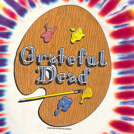 GRATEFUL DEAD 1996 Norman Rockwell PARODY TIE DYE FITS LARGE 9899