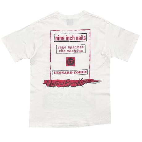 [MORE SALE] NATURAL BORN KILLERS 1994 BLOOD LUST MOVIE PROMO WHITE GIANT LARGE 6964