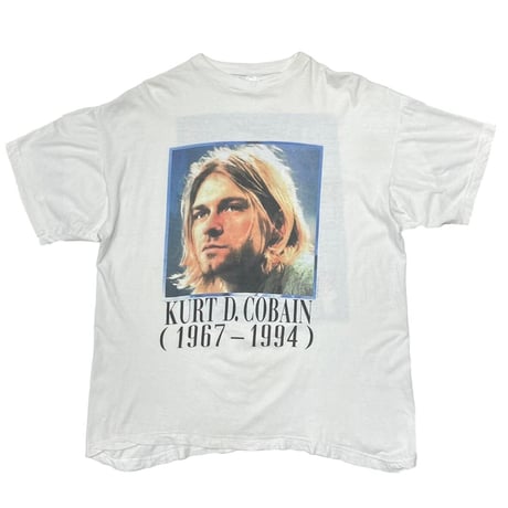 NIRVANA 1994 KURT COBAIN MEMORIAL ADULT WHITE BG XL 2031