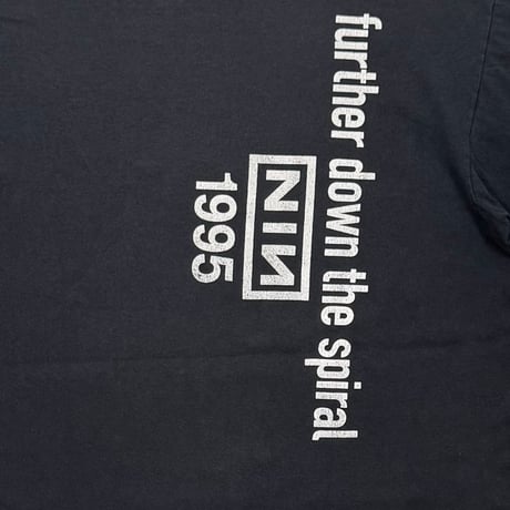 NINE INCH NAILS FURTHER DOWN THE SPIRAL BLACK ALL SPORT XL 0146