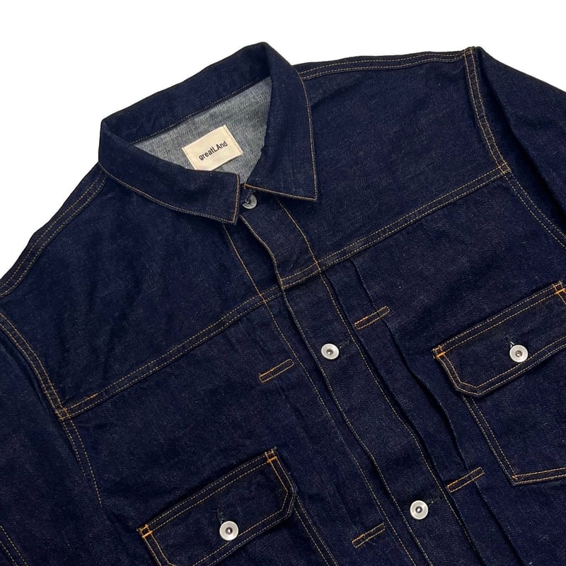 greatLAnd ORIGINAL LOGAN DENIM JACKET 2nd T-BAC greatLAnd ORIGINAL LOGAN DENIM JACKET 2nd T-BAC