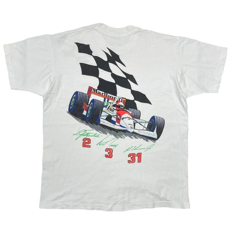 Marlboro F-1 Elkhart Lake '94 WHITE FRUIT OF THE LOOM XL