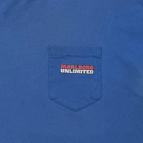 Marlboro UNLIMITED COYOTE POCKET TEE BLUE XL 1289