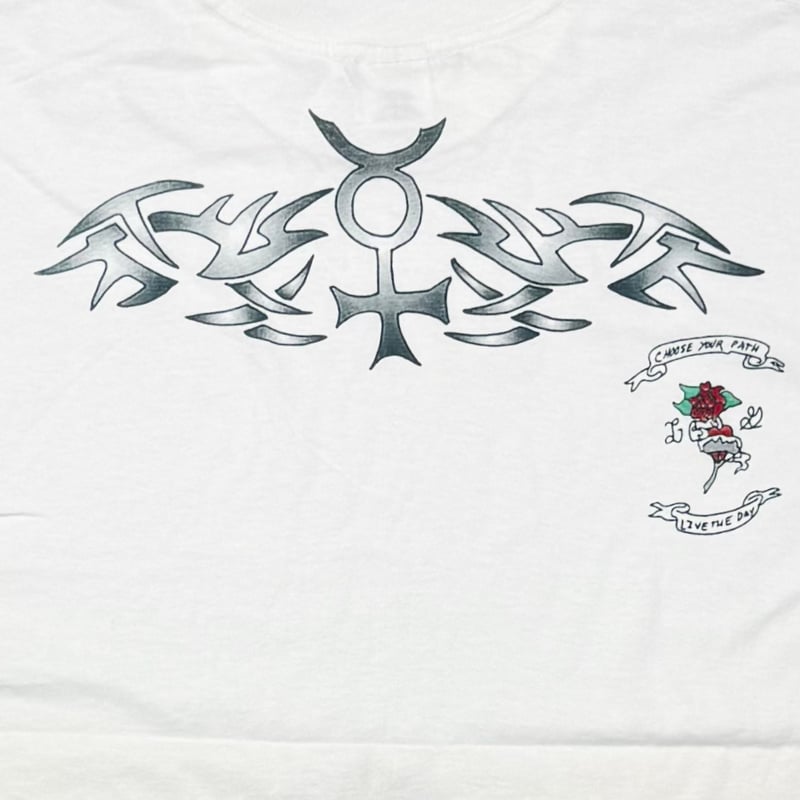 DENNIS RODMAN TATTOO LS WHITE XL 0467 | greatLA