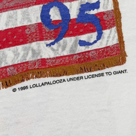 LOLLAPALOOZA 95 AMERICAN FLAG ANVIL LARGE 7935