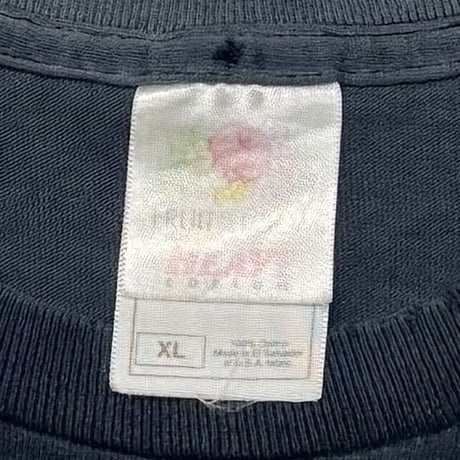 NIRVANA MEMBER PORTRAIT BOOTLEG BACK YELLOW TEXT FRUIT OF THE LOOM XL 6837