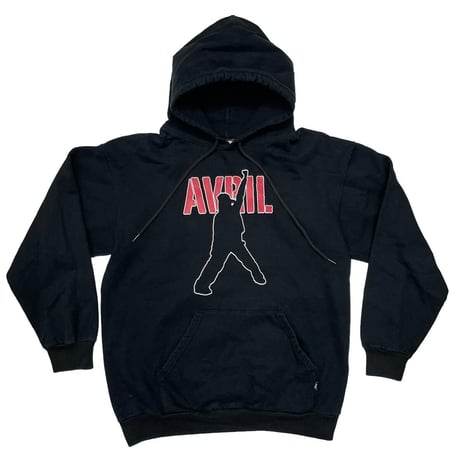 AVRIL LAVIGNE HOODED SWEATSHIRT BLACK MADE IN CANADA SMALL 2220