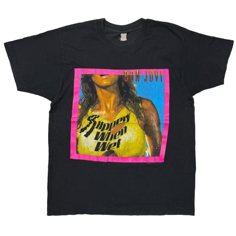 BON JOVI SLIPPERY WHEN WET ON TOUR 1987 FITS LARGE 4178