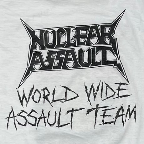 NUCLEAR ASSALT ONLY THE STRONG SURVIVE WHITE LARGE 4908