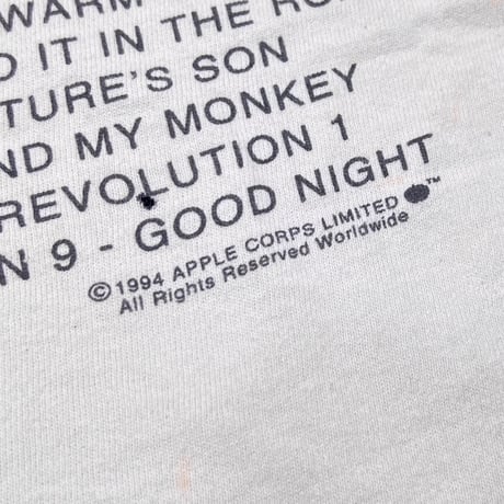 THE BEATLES 25TH ANNIVERSARY WHITE FITS XL 4509