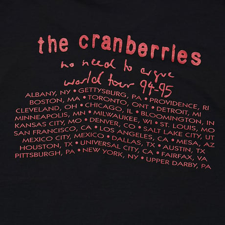 THE CRANBERRIES WORLD TOUR 1994-95 GEM XL 2387