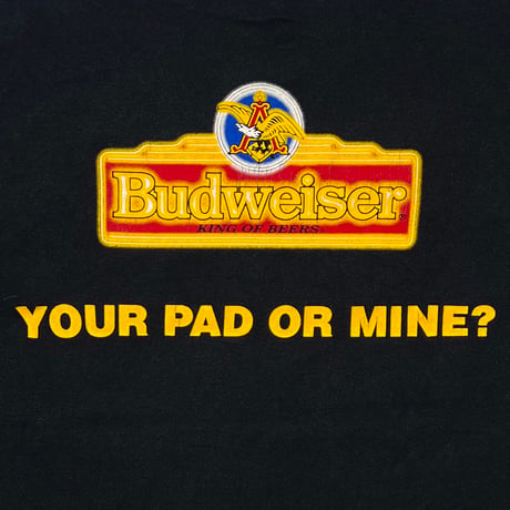 Budweiser 3 FROGS 1995 YOUR PAD OR MINE? FITS L-XL 4217