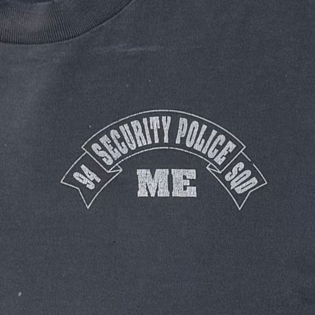OLD&VINTAGE SECURITY POLICE SKULL SOF TEE MEDIUM 4139