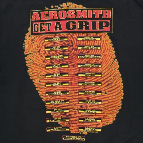 AERO SMITH 1993 GET A GRIP TOUR GIANT BY anvil XL 0953