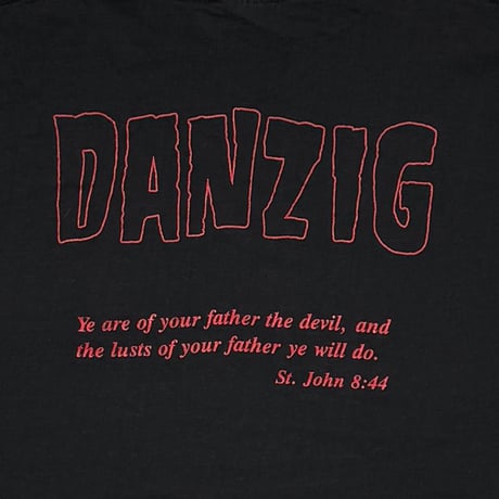 DANZIG UPSIDE-DOWN CROSS MEMBER FACE BROCKUM LARGE 5181