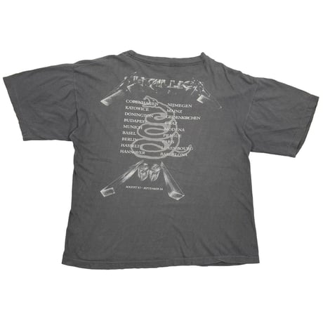 METALLICA 1991 4FACE TOUR FITS XL 8793