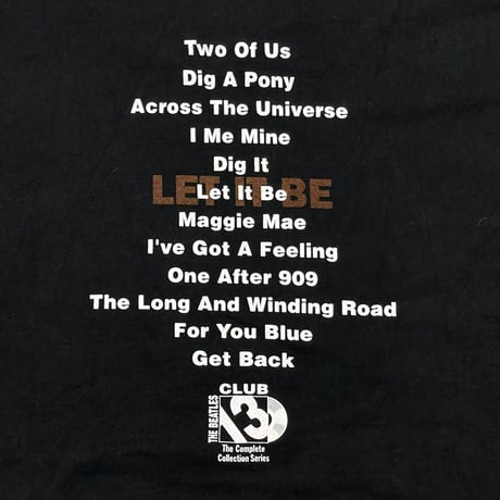 BEATLES LET IT BE FRUIT OF THE LOOM XXL 8231