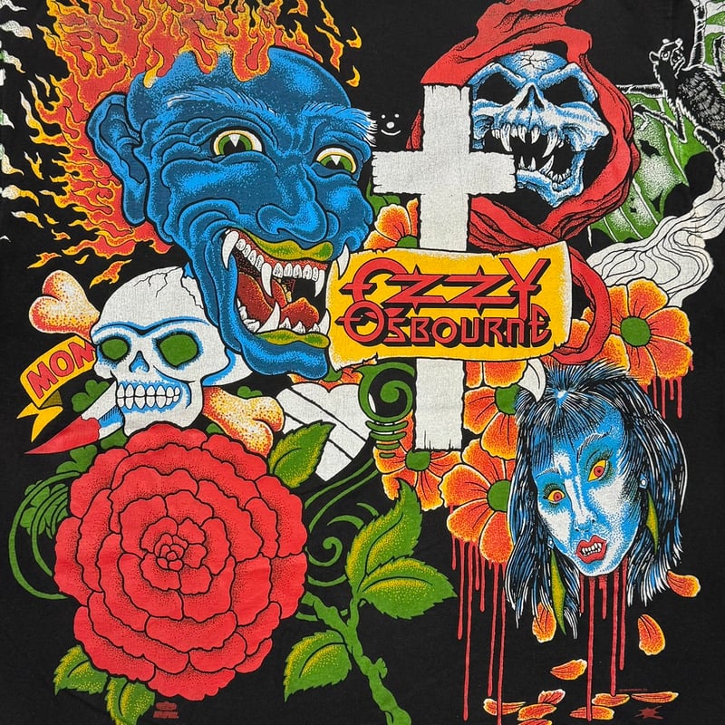 OZZY OSBOURNE JAPANESE TATTOO HANES XL 7788 | g