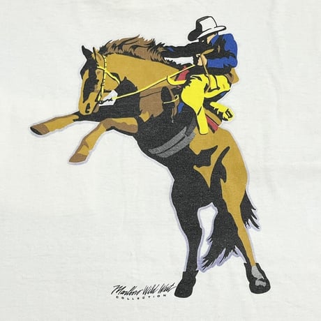 Marlboro WILD WEST WILD HORSE with Marlboro man WHITE 3 9963
