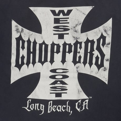 WEST COAST CHOPPERS IRON CROSS LONG BEACH LA LS LARGE 5909