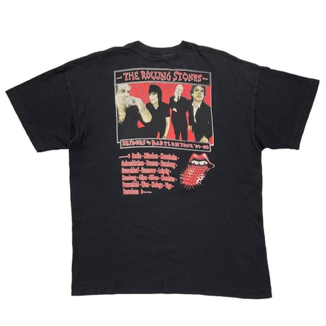 THE ROLLING STONES BRIDGES TO BABYLON TOUR BOOTLEG 2 SPIKE TONGUE FITS XL 5890