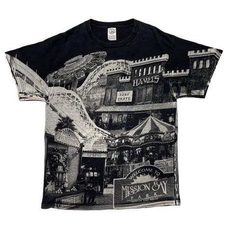 OLD & VINTAGE WELCOME TO MISSION BAY PARK SOUVENIR TEE DELTA LARGE 5301