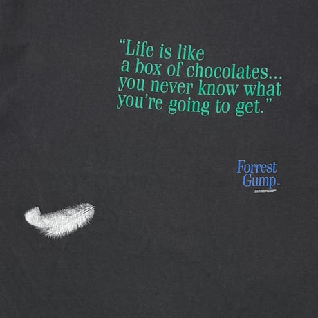 FORREST GUMP LIFE IS LIKE A BOX OF CHOCOLATES BLACK STANLEY DESANTIS LARGE 9354