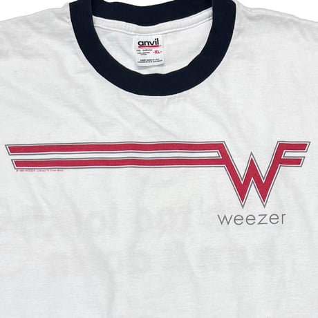 WEEZER 1995 it it's too loud, turn it down RINGER WHITE XL 1404