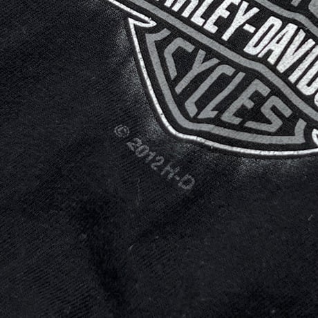 HARLEY DAVIDSON ST PATRICK'S DAY CLOVER GREEN FLAME LS LARGE 7684